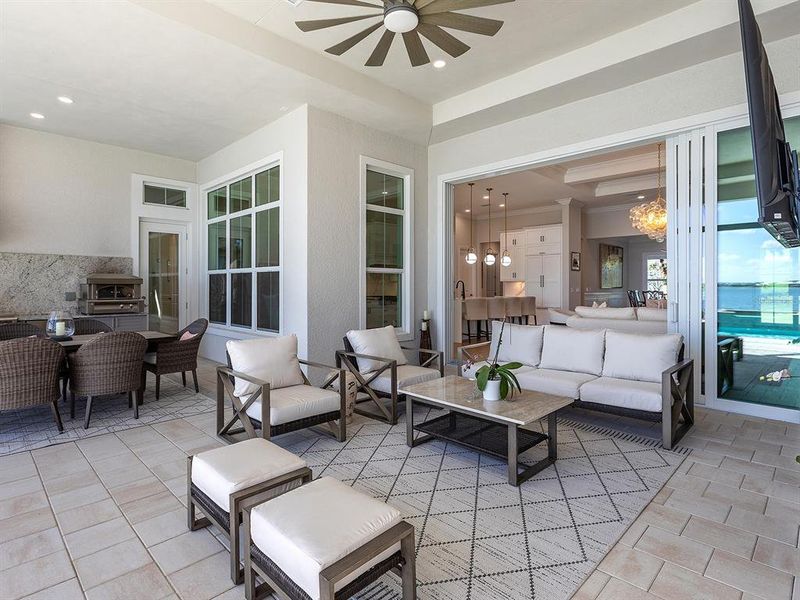 Furnished interior view inside a new home in , Sarasota (Image 8).