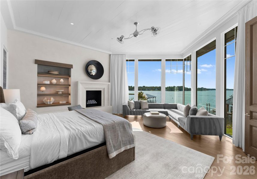 Furnished interior view inside a new home in , Cornelius (Image 12).