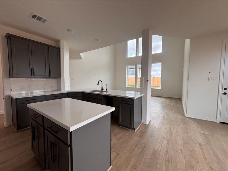 Furnished interior view inside a new home in Ashland, Angleton (Image 10).