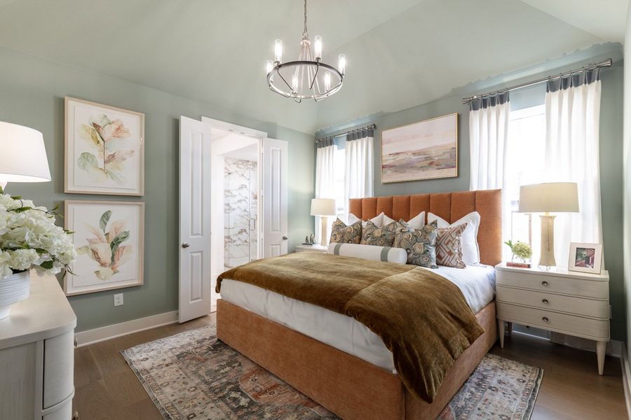 Representative Primary Bedroom - some options shown