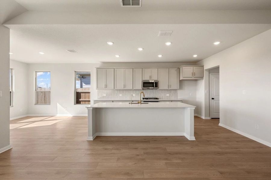 Furnished interior view inside a new home in Willow Springs, Buda (Image 7).