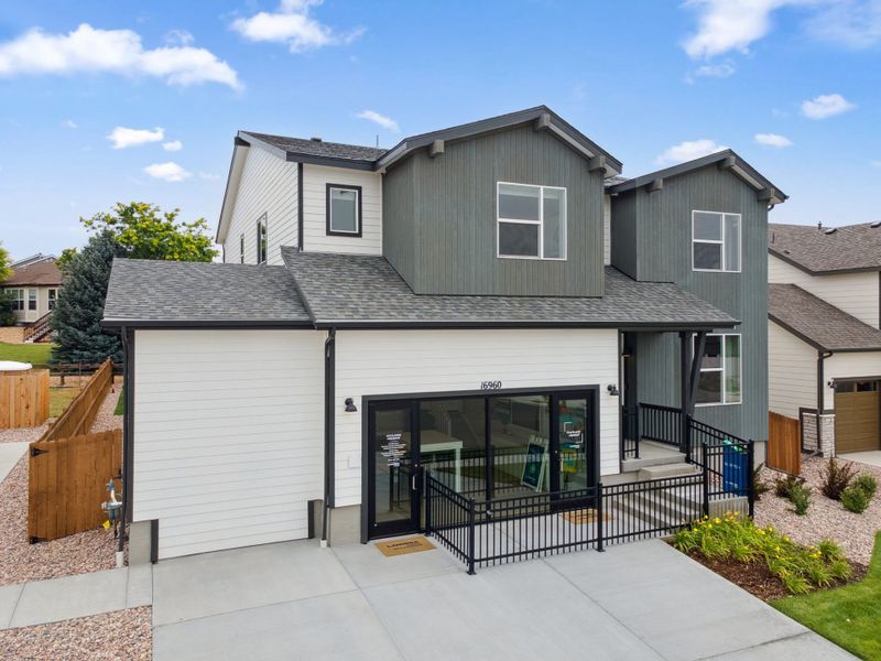 Representative exterior photo of a completed home built from the Silverton by Landsea Homes in Highlands Preserve, Mead, CO (Image 19).