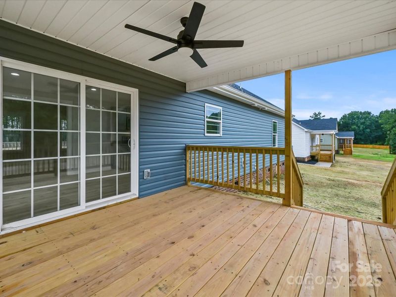 Exterior details and patio area of a home in , York (Image 19).