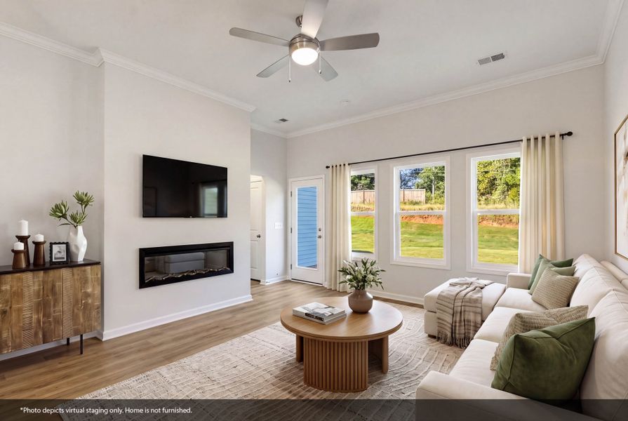 Furnished interior view inside a new home in Landmark Commons, Boiling Springs (Image 7).