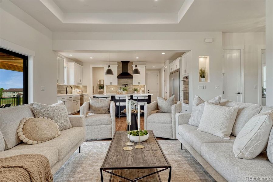Furnished interior view inside a new home in , Colorado Springs (Image 5).