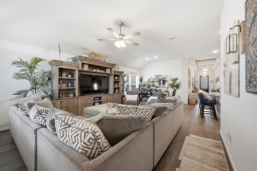 Furnished interior view inside a new home in Oakwood Estates, Waller (Image 8).