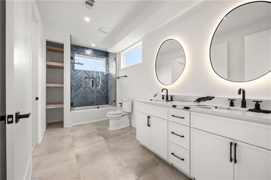 Furnished interior view inside a new home in , Atlanta (Image 48). Furnished interior view inside a new home in , Atlanta (Image 48).