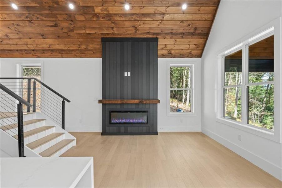 Furnished interior view inside a new home in , Ellijay (Image 46).