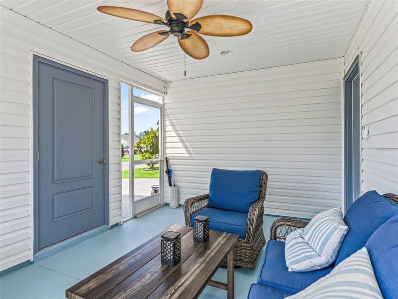 Exterior details and patio area of a home in , The Villages (Image 27).