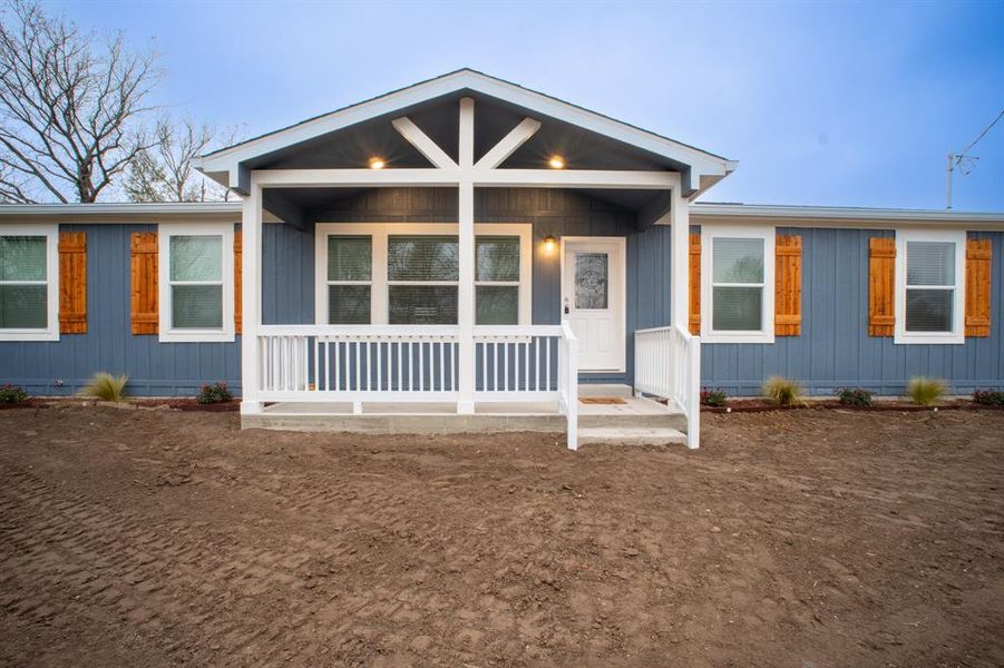 Exterior details and patio area of a home in , Groesbeck (Image 19). Exterior details and patio area of a home in , Groesbeck (Image 19).