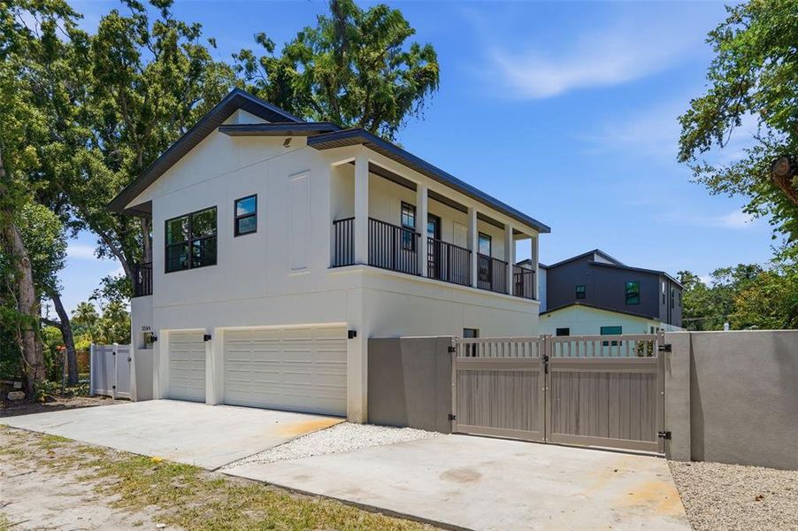 Front exterior of a new home in , St. Petersburg, FL, highlighting curb appeal (Image 27). Front exterior of a new home in , St. Petersburg, FL, highlighting curb appeal (Image 27).