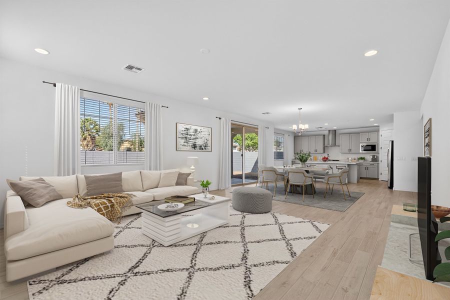 Furnished interior view inside a new home in Parkside, Avondale (Image 5).