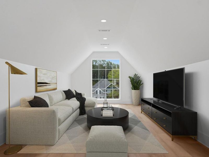 Furnished interior view inside a new home in , Canton (Image 45).