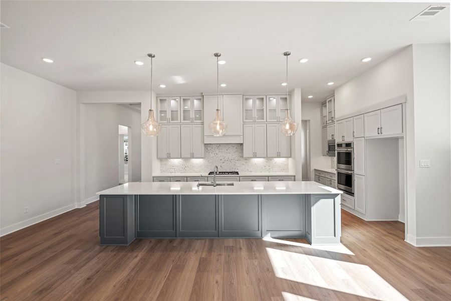 Furnished interior view inside a new home in Bridgeland, Cypress (Image 5). Furnished interior view inside a new home in Bridgeland, Cypress (Image 5).