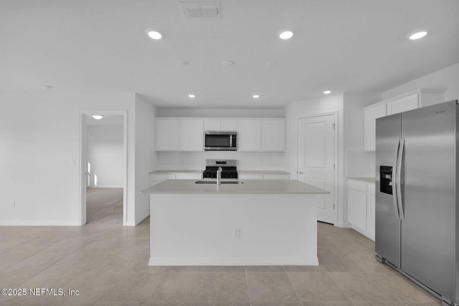 Furnished interior view inside a new home in Wells Landing, Jacksonville (Image 6). Furnished interior view inside a new home in Wells Landing, Jacksonville (Image 6).