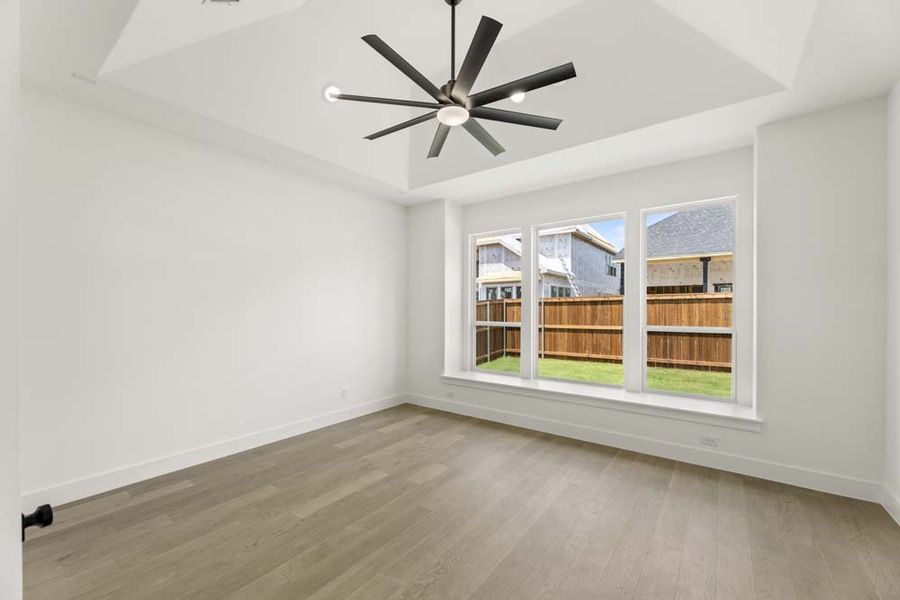 Representative unfurnished interior of a home built from the 5022 by Tradition Homes in Lakewood at Brookhollow – 60′ Lots, Prosper (Image 26).