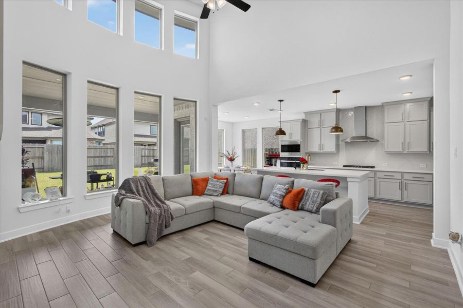 Furnished interior view inside a new home in Lago Mar – 50', Texas City (Image 31).