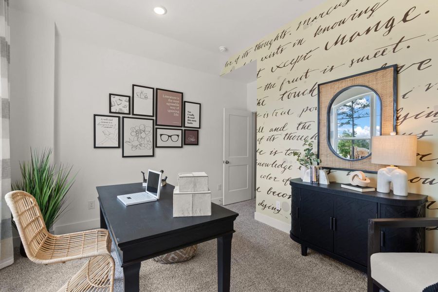 Furnished interior view inside a new home in Santa Rita Ranch, Liberty Hill (Image 14).