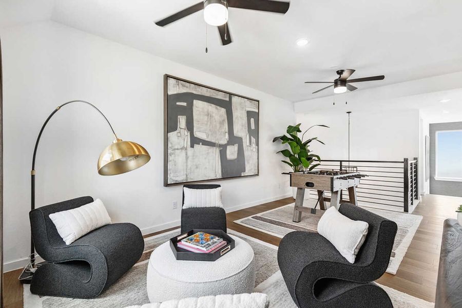 Representative Game Room - some options shown