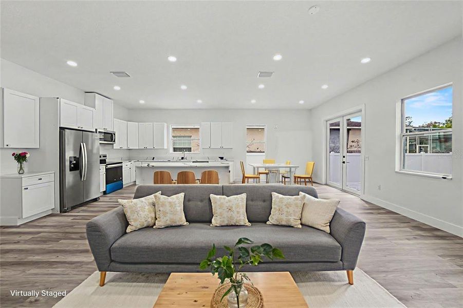 Furnished interior view inside a new home in , St. Petersburg (Image 18).