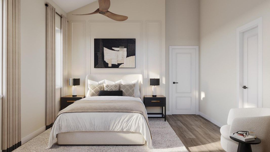 Furnished interior view inside a new home in , Houston (Image 6).