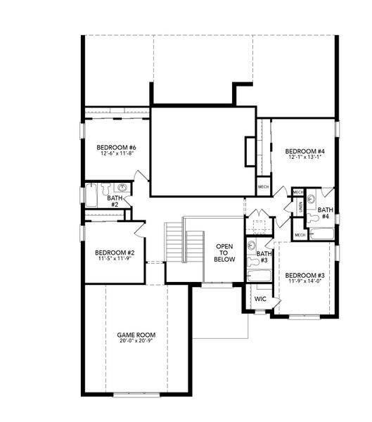 2D floor plan layout of this home in Timberbrook, Justin, TX (Image 3). 2D floor plan layout of this home in Timberbrook, Justin, TX (Image 3).