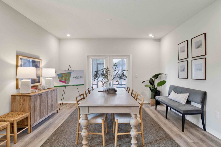 Furnished interior view inside a new home in Bellview Pointe, Pensacola (Image 12).