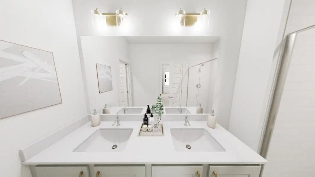 Furnished interior view inside a new home in Allen Park, Raleigh (Image 5).