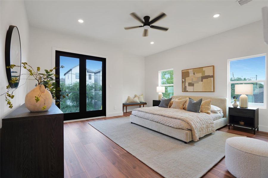 Furnished interior view inside a new home in , Houston (Image 7).