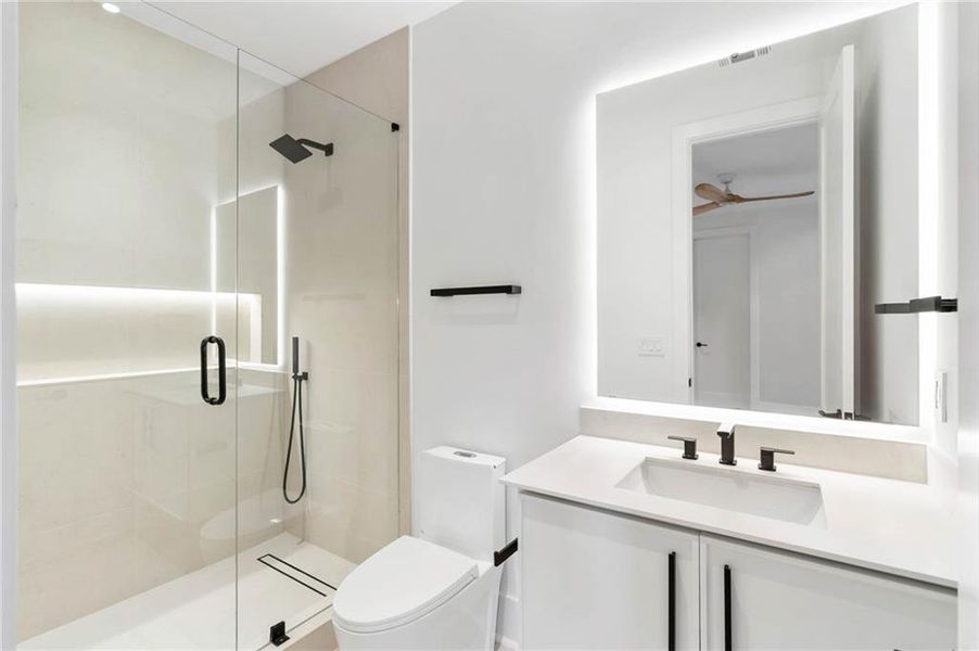 Furnished interior view inside a new home in , Atlanta (Image 14). Furnished interior view inside a new home in , Atlanta (Image 14).