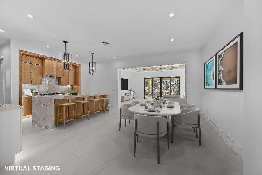 Kitchen and dining VS