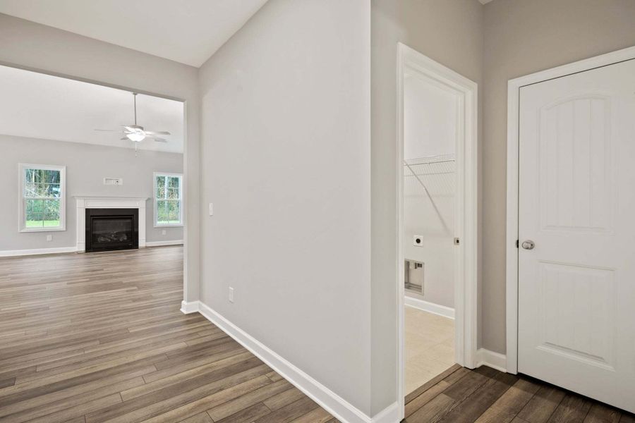 Representative unfurnished interior of a home built from the Garland by Caviness & Cates Communities in Bartlett Manor, Youngsville (Image 143). Representative unfurnished interior of a home built from the Garland by Caviness & Cates Communities in Bartlett Manor, Youngsville (Image 143).