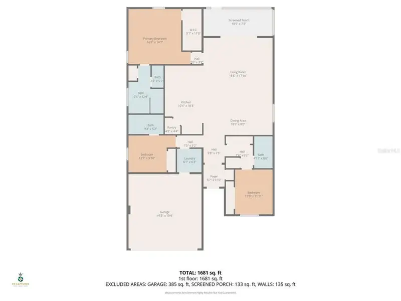 2D floor plan layout of this home in , Port Charlotte, FL (Image 5).