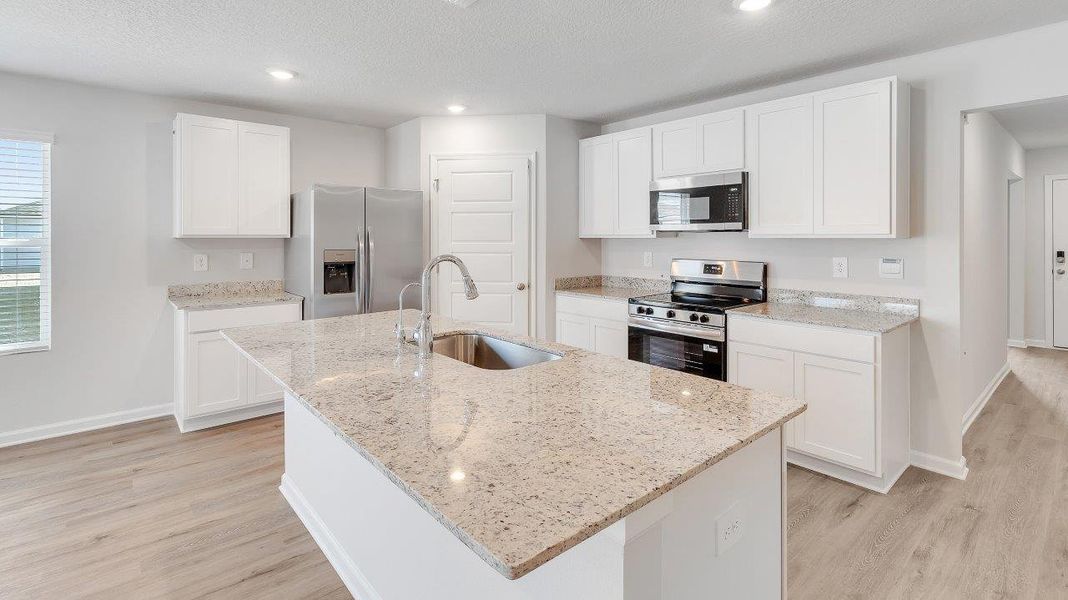 Furnished interior view inside a new home in Wesley Park, Crawfordville (Image 8).