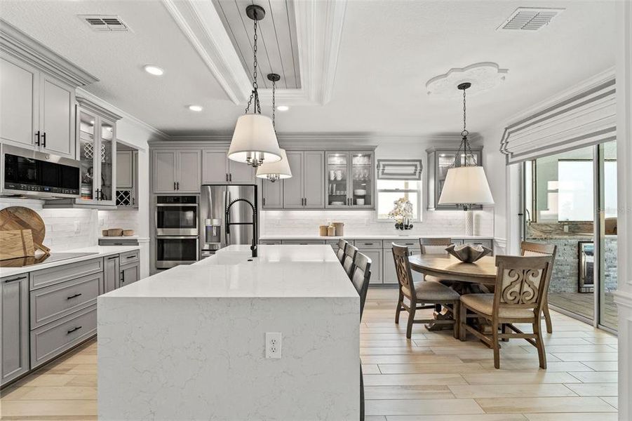 Furnished interior view inside a new home in Whispering Oaks Preserve, Wesley Chapel (Image 11).