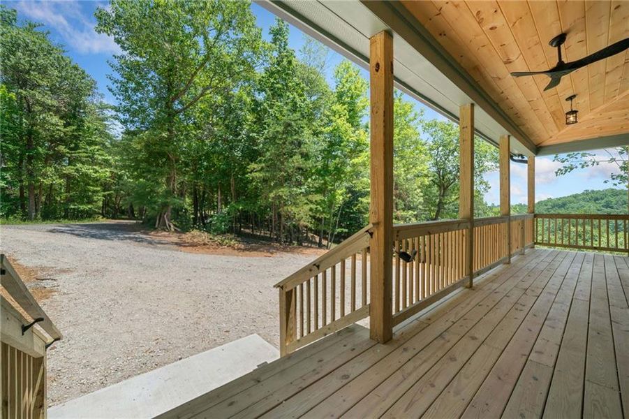Exterior details and patio area of a home in , Ranger (Image 26).