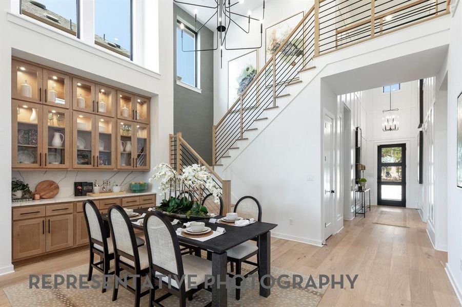 Furnished interior view inside a new home in The Parks at Wilson Creek, Celina (Image 11).