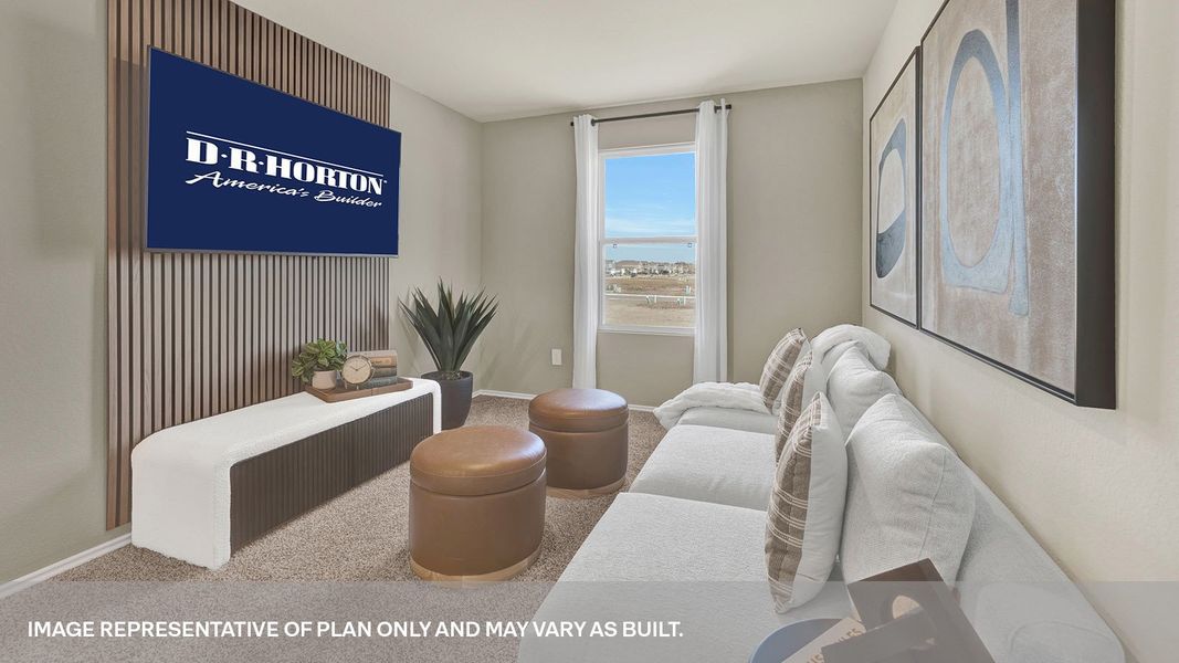 Furnished interior view inside a new home in Sunset Oaks, Maxwell (Image 17).