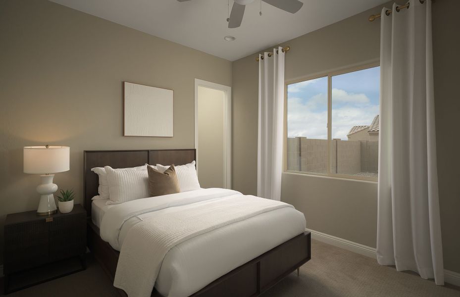 Representative furnished interior of a home built from the Catalina by Pulte Homes in Saguaro Reserve - Majesty, Marana (Image 17).