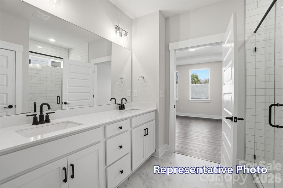 Furnished interior view inside a new home in , Sherrills Ford (Image 14).