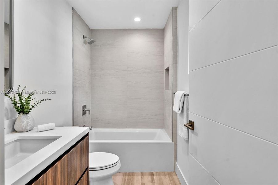 Furnished interior view inside a new home in , Miami (Image 8). Furnished interior view inside a new home in , Miami (Image 8).