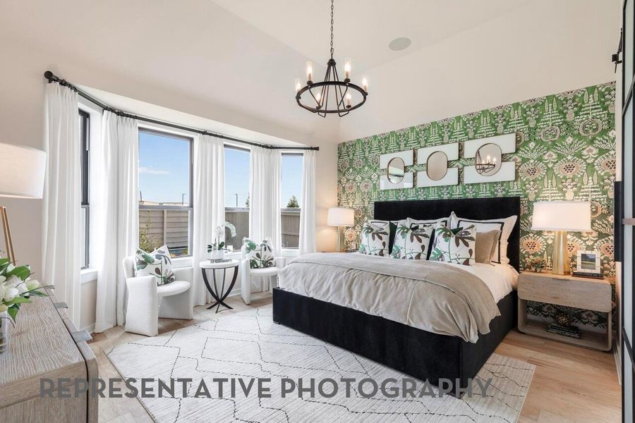 Furnished interior view inside a new home in Meridiana, Manvel (Image 23).