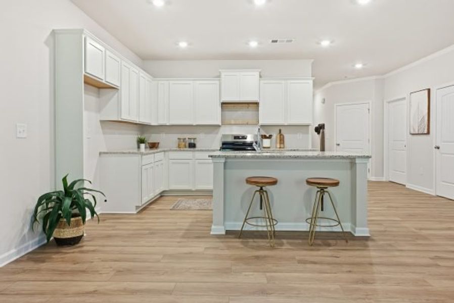 Representative furnished interior of a home built from the Orchard by Piedmont Residential in Villages at Cedar Hill, Dallas (Image 33).