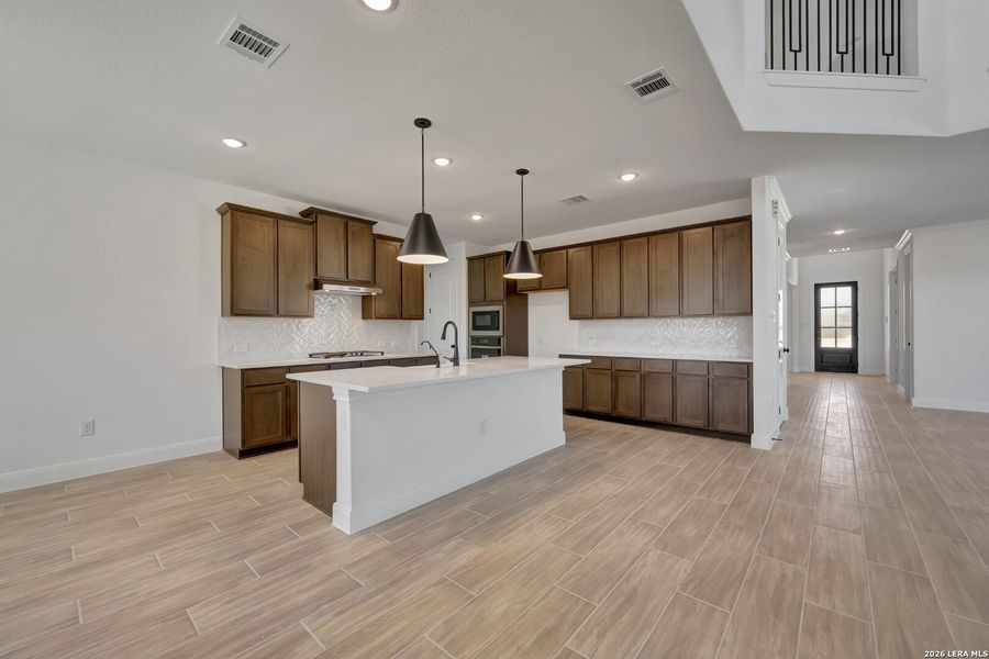Furnished interior view inside a new home in Everly Estates, San Antonio (Image 10).
