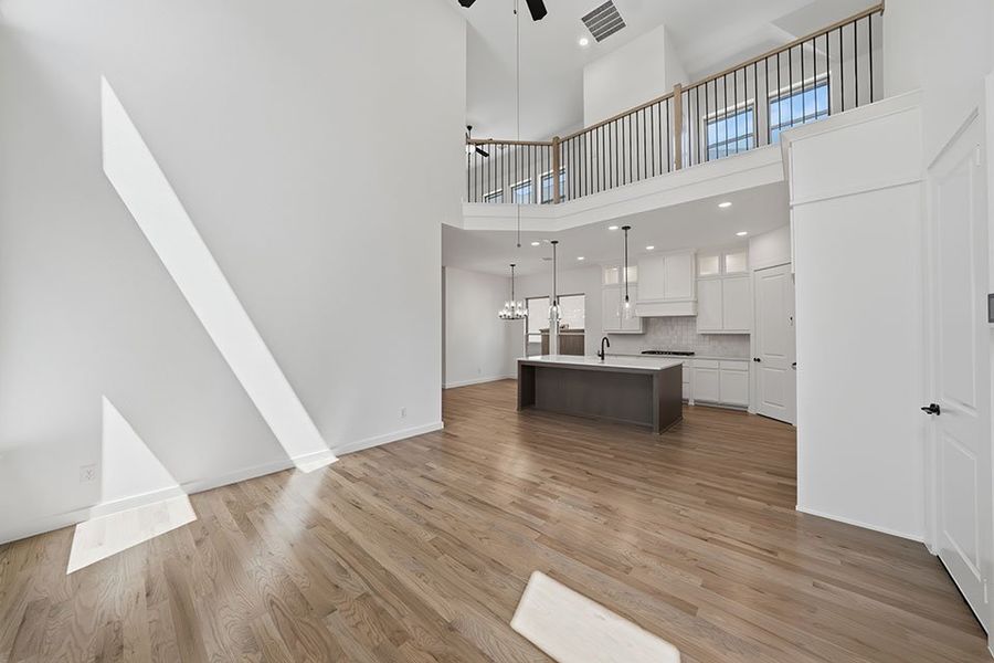 Spacious, unfurnished interior of a new home in Light Farms Brenham - 40' Lots, Celina (Image 24). Spacious, unfurnished interior of a new home in Light Farms Brenham - 40' Lots, Celina (Image 24).