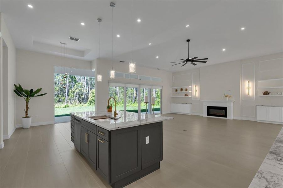 Furnished interior view inside a new home in , Kissimmee (Image 36). Furnished interior view inside a new home in , Kissimmee (Image 36).