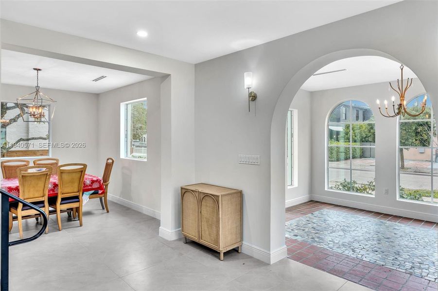 Furnished interior view inside a new home in , Miami (Image 32).