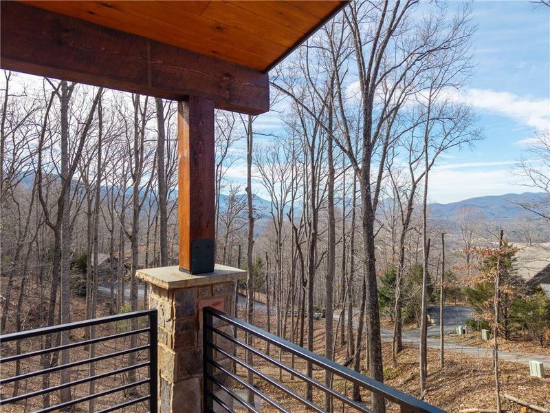 Exterior details and patio area of a home in , Young Harris (Image 30).
