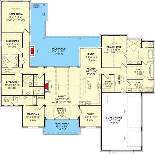 2D floor plan layout of this home in , Rome, GA (Image 5).