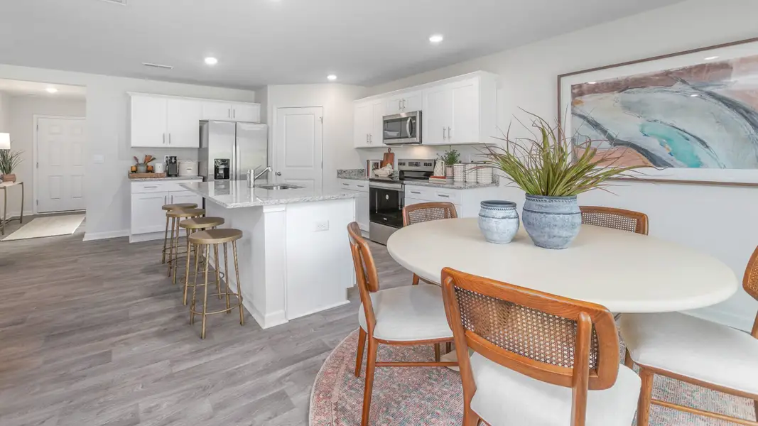 Furnished interior view inside a new home in Aurora Acres, Snow Camp (Image 8).